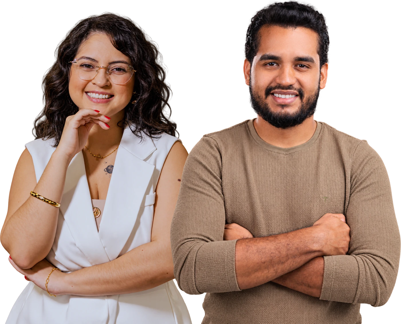 Matheus Vieira e Joyce Oliveira, sócios da Nuvi Company